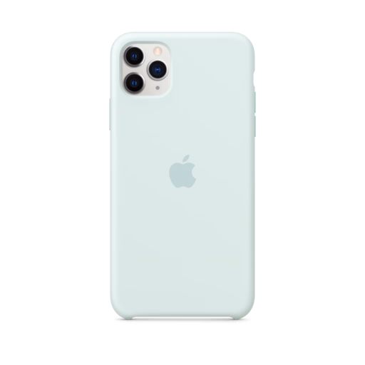 iPhone 11 Pro Max Silicone Case — Seafoam