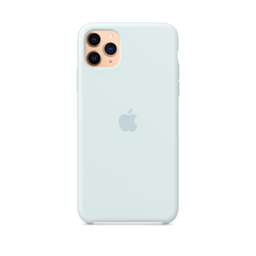 iPhone 11 Pro Max Silicone Case — Seafoam