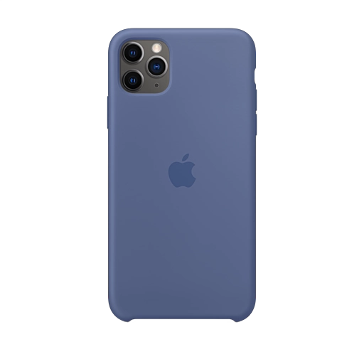 iPhone 11 Pro Max Silicone Case — Linen Blue iPhone 11 Pro Max Silicone Case — Linen Blue