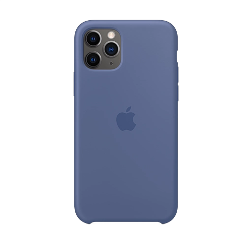 iPhone 11 Pro Silicone Case — Linen Blue iPhone 11 Pro Silicone Case — Linen Blue