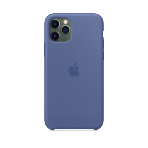 iPhone 11 Pro Silicone Case — Linen Blue