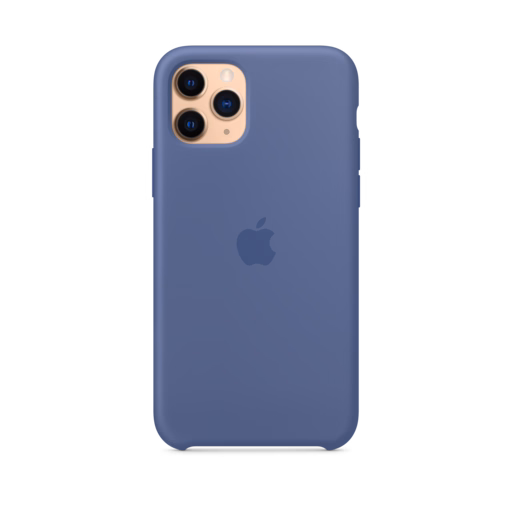 iPhone 11 Pro Silicone Case — Linen Blue