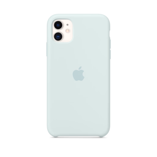 iPhone 11 Silicone Case — Seafoam