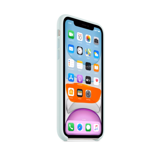 iPhone 11 Silicone Case — Seafoam