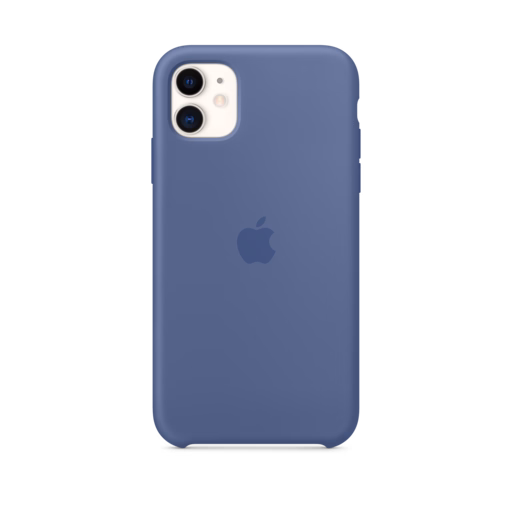 iPhone 11 Silicone Case — Linen Blue
