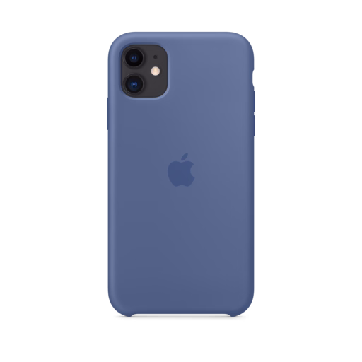 iPhone 11 Silicone Case — Linen Blue