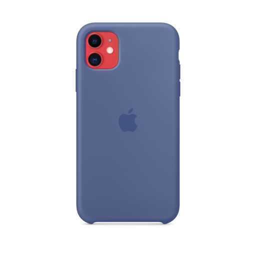 iPhone 11 Silicone Case — Linen Blue