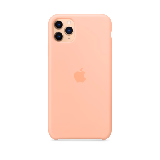 iPhone 11 Pro Max Silicone Case — Grapefruit