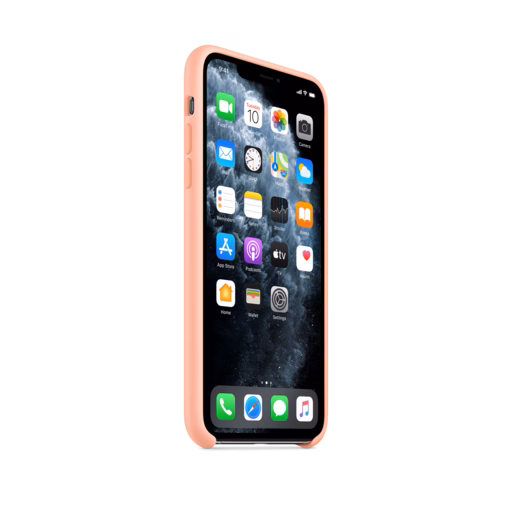 iPhone 11 Pro Max Silicone Case — Grapefruit