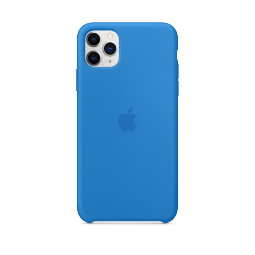 iPhone 11 Pro Max Silicone Case — Surf Blue