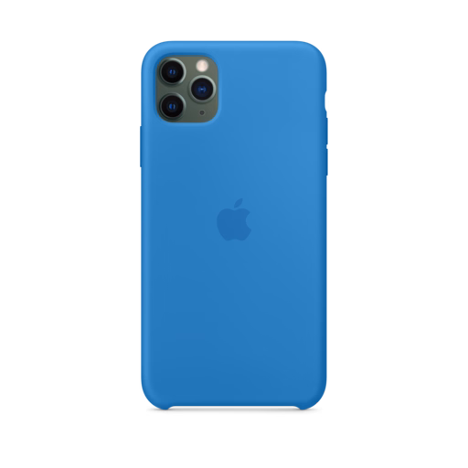 iPhone 11 Pro Max Silicone Case — Surf Blue