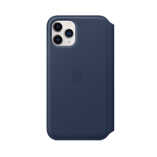 iPhone 11 Pro Leather Folio — Deep Sea Blue