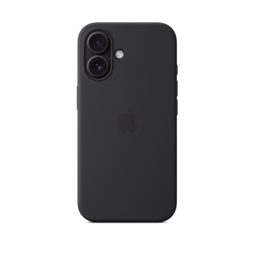 iPhone 16 Silicone Case — Black