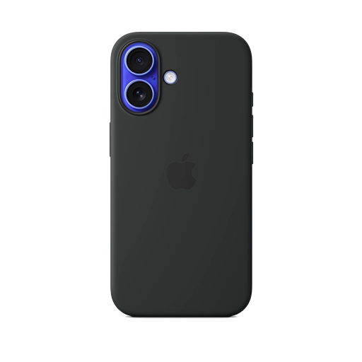 iPhone 16 Silicone Case — Black iPhone 16 Silicone Case — Black
