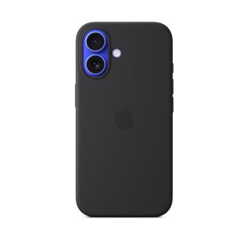 iPhone 16 Silicone Case with MagSafe — Black