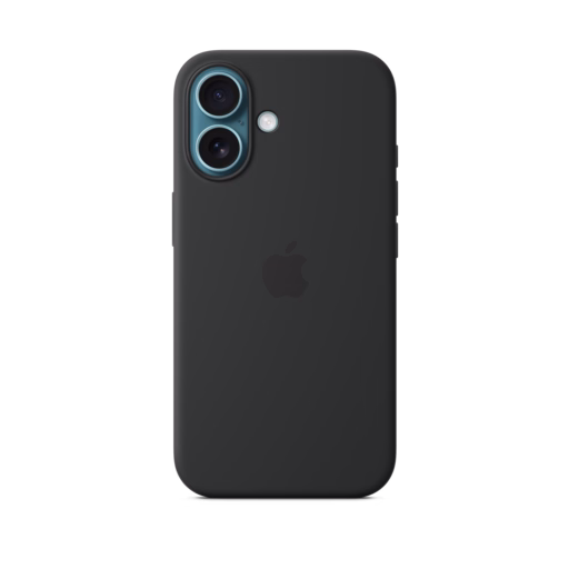 iPhone 16 Silicone Case with MagSafe — Black