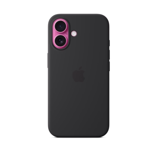 iPhone 16 Silicone Case with MagSafe — Black