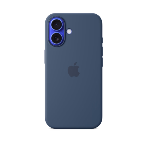 iPhone 16 Silicone Case — Denim
