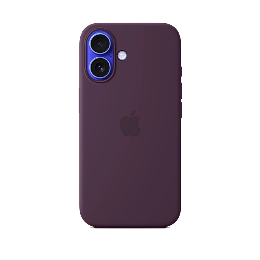 iPhone 16 Silicone Case — Plum iPhone 16 Silicone Case — Plum