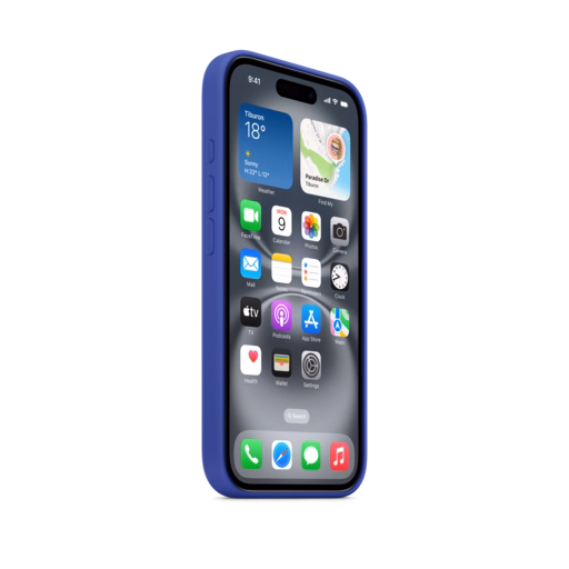 iPhone 16 Silicone Case with MagSafe — Ultramarine