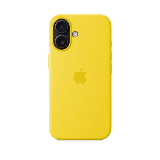 iPhone 16 Silicone Case with MagSafe — Star Fruit
