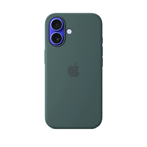 iPhone 16 Silicone Case — Lake Green iPhone 16 Silicone Case — Lake Green