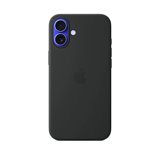 iPhone 16 Plus Silicone Case — Black iPhone 16 Plus Silicone Case — Black