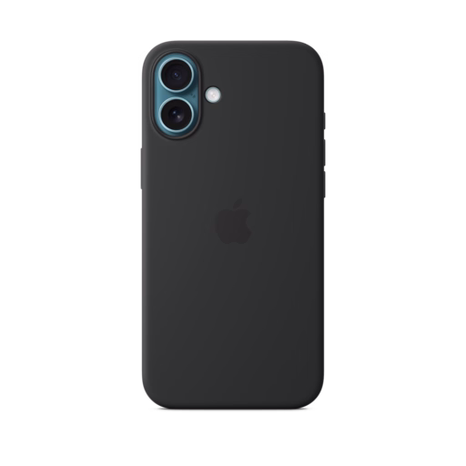 iPhone 16 Plus Silicone Case with MagSafe — Black