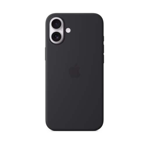 iPhone 16 Plus Silicone Case with MagSafe — Black