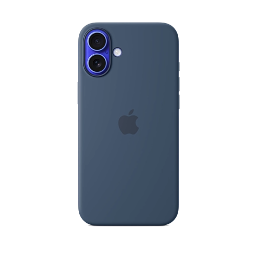 iPhone 16 Plus Silicone Case — Denim iPhone 16 Plus Silicone Case — Denim