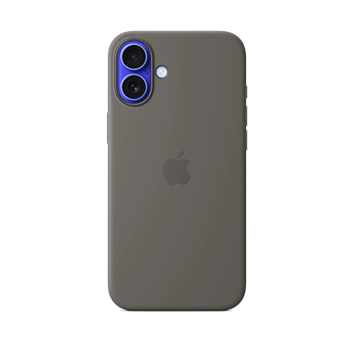 iPhone 16 Plus Silicone Case — Stone Gray iPhone 16 Plus Silicone Case — Stone Gray