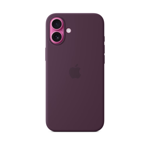 iPhone 16 Plus Silicone Case — Plum