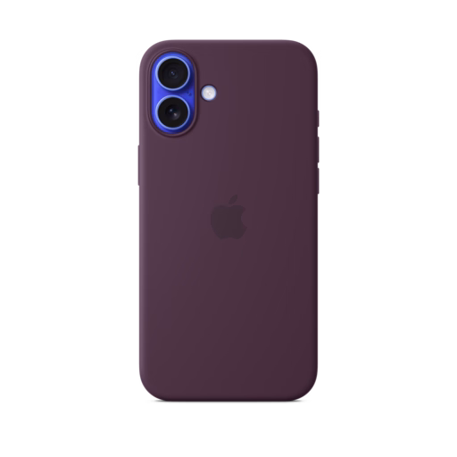 iPhone 16 Plus Silicone Case with MagSafe — Plum