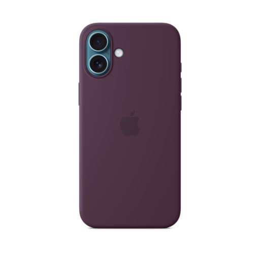 iPhone 16 Plus Silicone Case with MagSafe — Plum