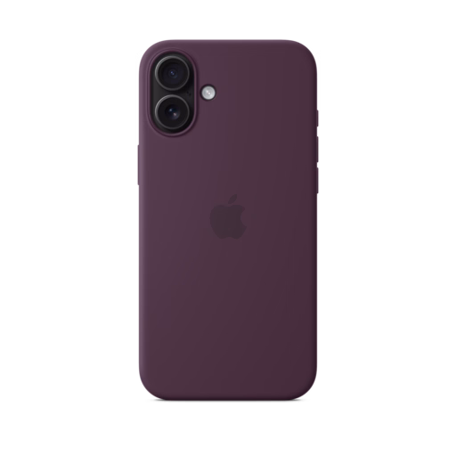 iPhone 16 Plus Silicone Case with MagSafe — Plum