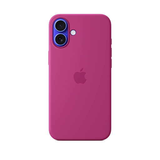 iPhone 16 Plus Silicone Case — Fuchsia iPhone 16 Plus Silicone Case — Fuchsia