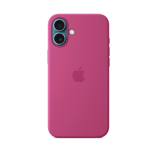 iPhone 16 Plus Silicone Case with MagSafe — Fuchsia