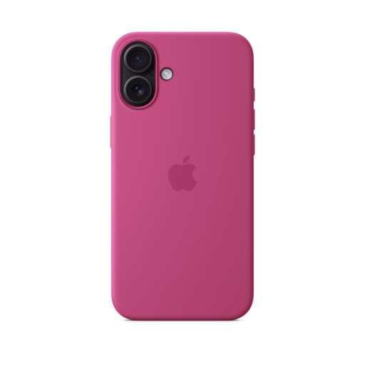 iPhone 16 Plus Silicone Case with MagSafe — Fuchsia
