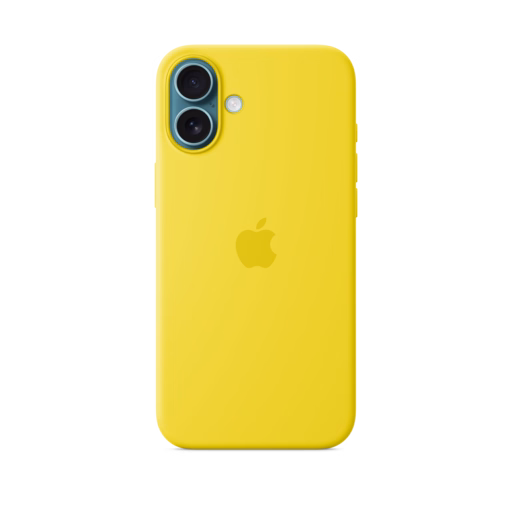 iPhone 16 Plus Silicone Case with MagSafe — Star Fruit