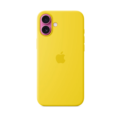 iPhone 16 Plus Silicone Case with MagSafe — Star Fruit