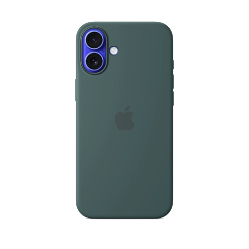 iPhone 16 Plus Silicone Case — Lake Green iPhone 16 Plus Silicone Case — Lake Green