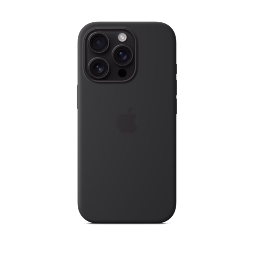iPhone 16 Pro Silicone Case — Black