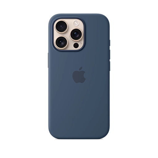 iPhone 16 Pro Silicone Case — Denim iPhone 16 Pro Silicone Case — Denim