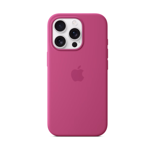 iPhone 16 Pro Silicone Case — Fuchsia