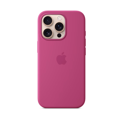 iPhone 16 Pro Silicone Case with MagSafe — Fuchsia