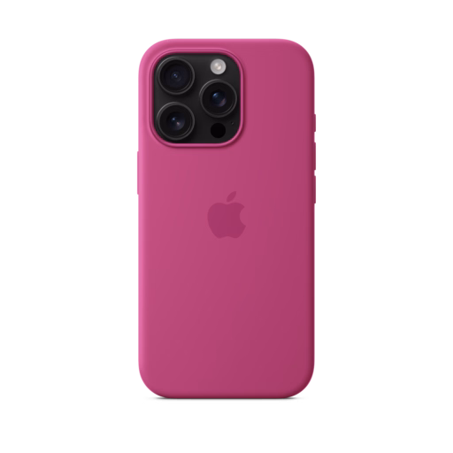 iPhone 16 Pro Silicone Case with MagSafe — Fuchsia