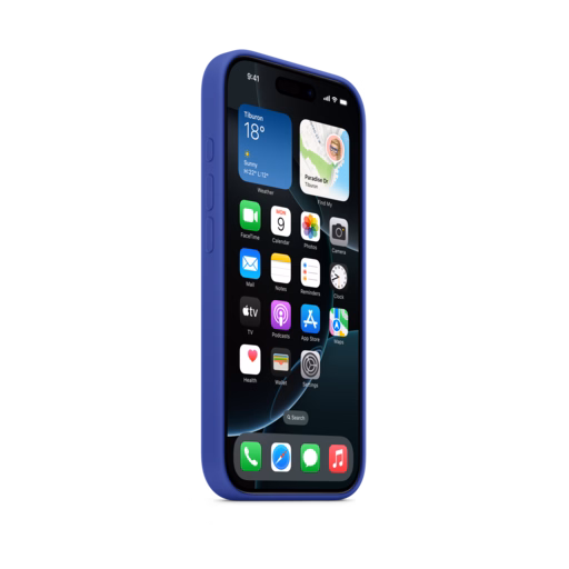iPhone 16 Pro Silicone Case with MagSafe — Ultramarine