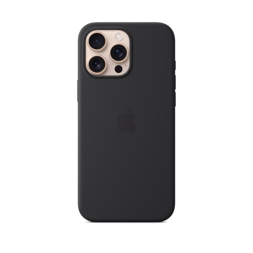 iPhone 16 Pro Max Silicone Case with MagSafe — Black