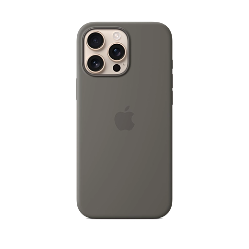 iPhone 16 Pro Max Silicone Case — Stone Gray iPhone 16 Pro Max Silicone Case — Stone Gray