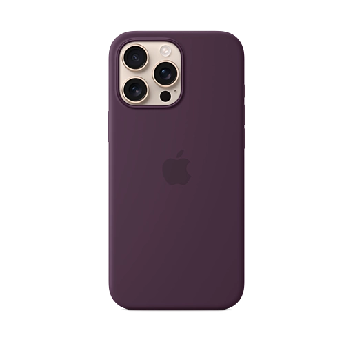 iPhone 16 Pro Max Silicone Case — Plum iPhone 16 Pro Max Silicone Case — Plum